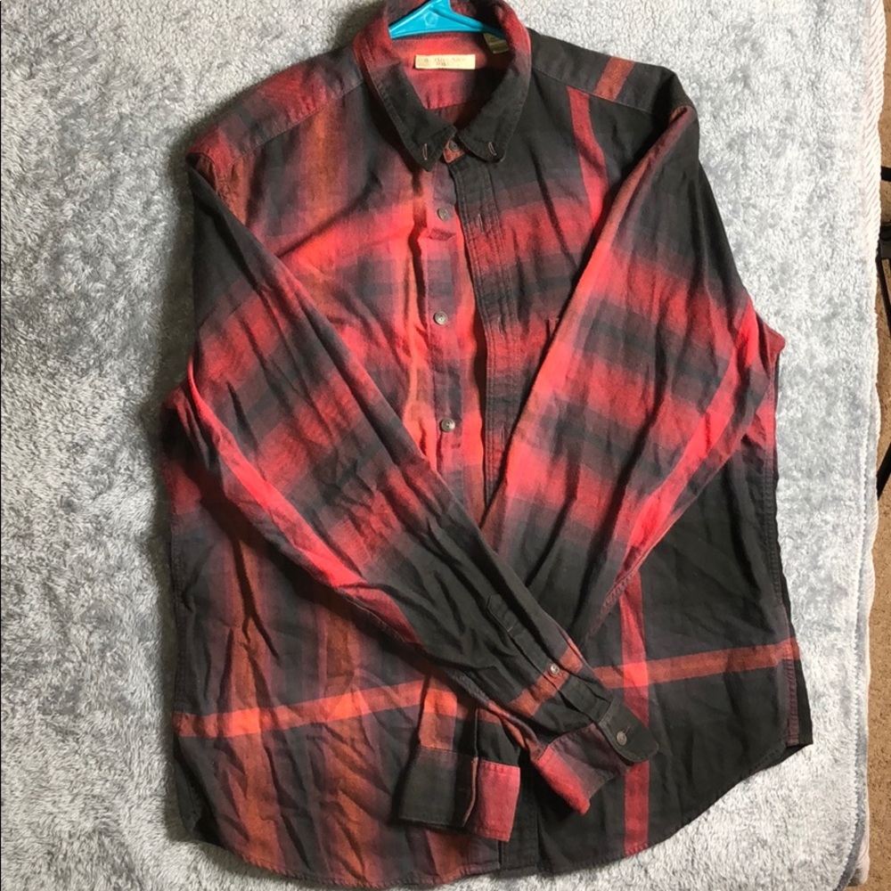 Men’s Burberry Flannel Button Down